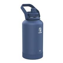 Takeya Actives Insulated Steel Bottle Midnight 1900ml Spout Lid