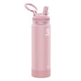 Takeya Actives Insulated Steel Bottle Blush 700ml Straw Lid_51221T_0