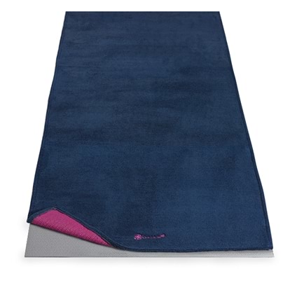 Gaiam Yoga Hand Towel, Blue Shadow