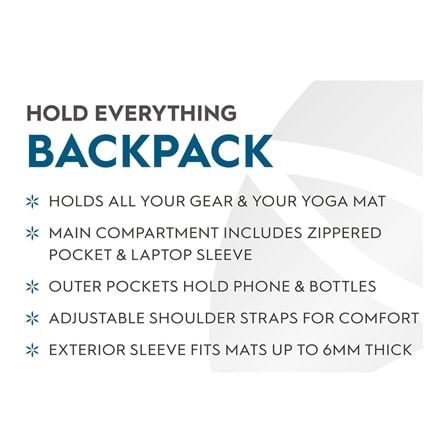 Gaiam Hold-Everything Yoga Backpack 